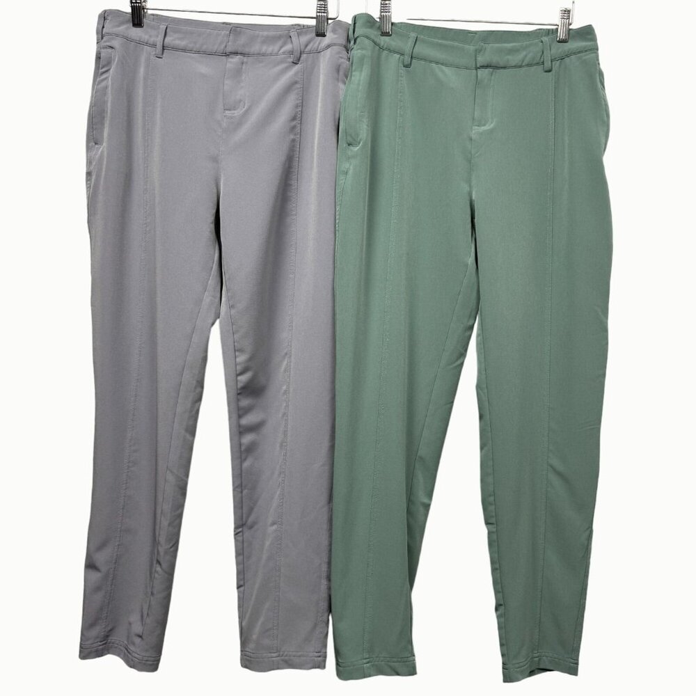 32 Degrees Gray and Green Track Pants